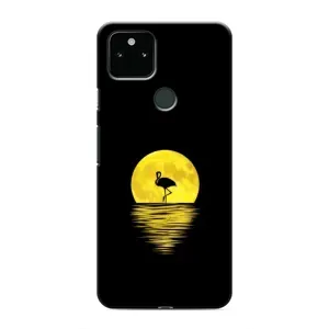 Летний Чехол на Google Pixel 4a 5G (Желтый Закат)