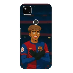 Чехол с рисунком «Футболист Ямаль» для Google Pixel 4a