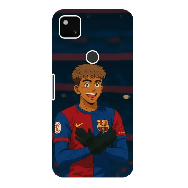 Чехол с рисунком «Футболист Ямаль» для Google Pixel 4a