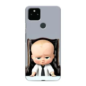 Мультяшный принт на Чехол для Гугл Пиксель 5 (BOSS)