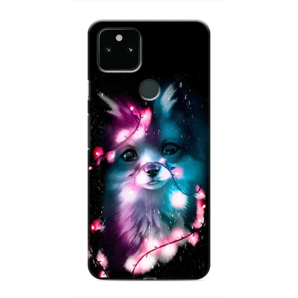 Чехол с рисунком «Черная Лиса» для Google Pixel 5 Чехол с рисунком «Черная Лиса» для Google Pixel 5