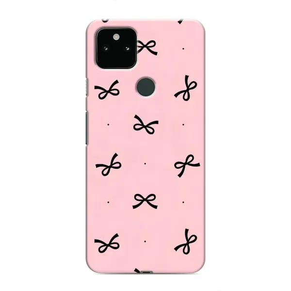 Чехол с рисунком «Черные бантики» для Google Pixel 5 Чехол с рисунком «Черные бантики» для Google Pixel 5
