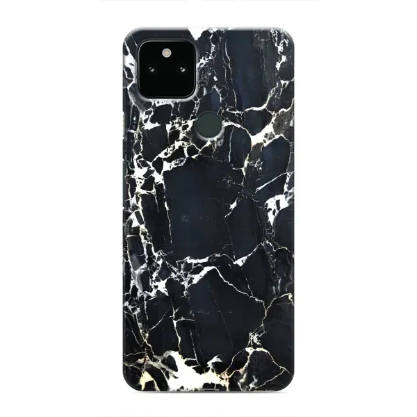 Чехол с рисунком «Чёрный мрамор» для Google Pixel 5 Чехол с рисунком «Чёрный мрамор» для Google Pixel 5