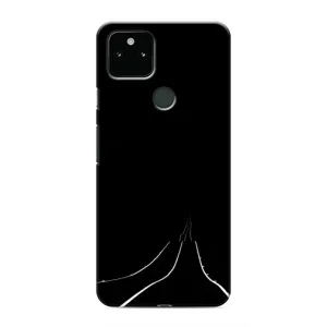 Чохол з картинками на чорному фоні для Google Pixel 5 (Дорога)