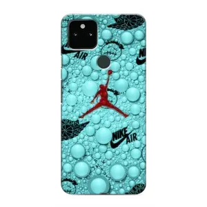 Силиконовый Чехол Nike Air Jordan на Гугл Пиксель 5 (Джордан Найк)