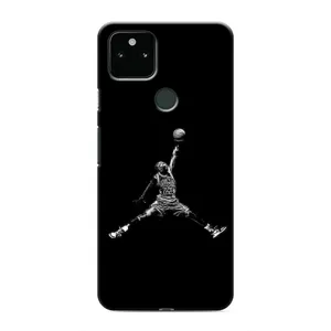Силиконовый Чехол Nike Air Jordan на Гугл Пиксель 5 (Джордан)