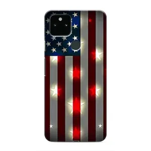 Чохол Прапор USA для Google Pixel 5 (Прапор США 2)