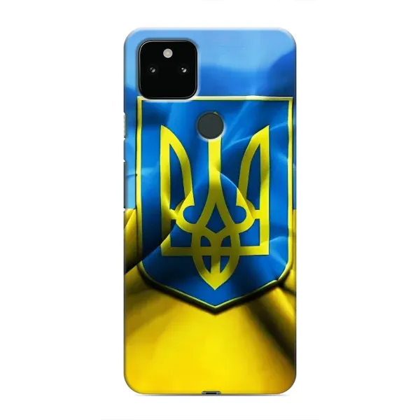 Чохол з малюнком «Герб і Прапор України» для Google Pixel 5 Чохол з малюнком «Герб і Прапор України» для Google Pixel 5