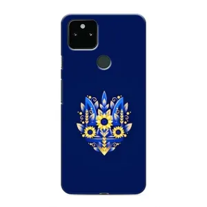 Чехол с картинкой (Патриотический ГЕРБ) на Google Pixel 5 (герб)