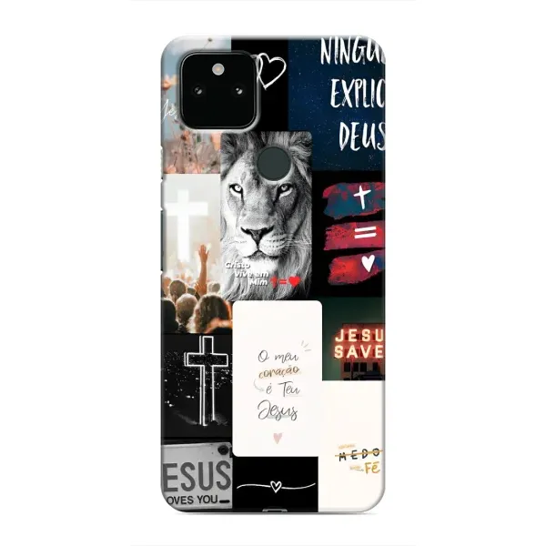 Чехол с рисунком «Христианский арт» для Google Pixel 5 Чехол с рисунком «Христианский арт» для Google Pixel 5