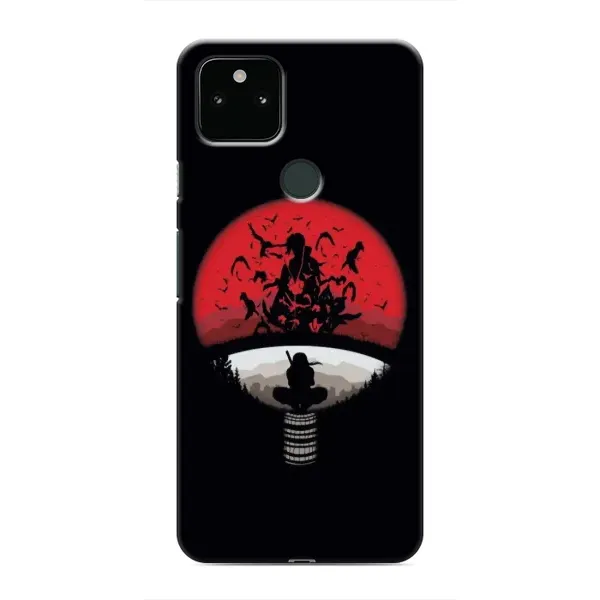 Чехол с рисунком «Итачи на черном» для Google Pixel 5 Чехол с рисунком «Итачи на черном» для Google Pixel 5