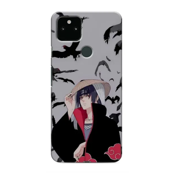 Чехол с рисунком «Итачи Ворони» для Google Pixel 5 Чехол с рисунком «Итачи Ворони» для Google Pixel 5