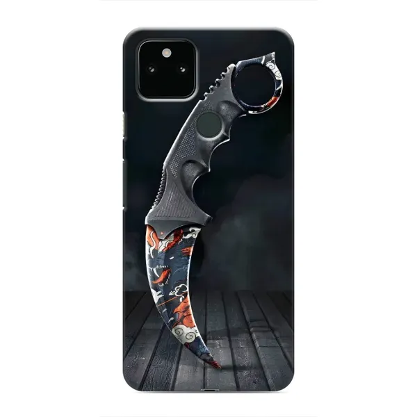 Чехол с рисунком «Кинжал КС ГО» для Google Pixel 5 Чехол с рисунком «Кинжал КС ГО» для Google Pixel 5
