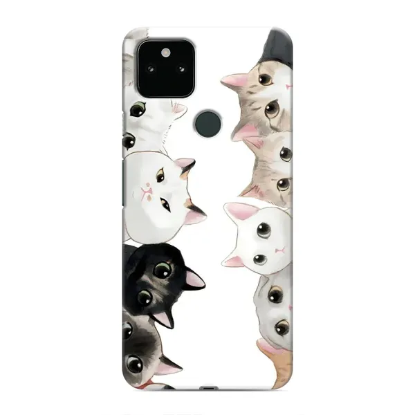 Чехол с рисунком «Коты» для Google Pixel 5