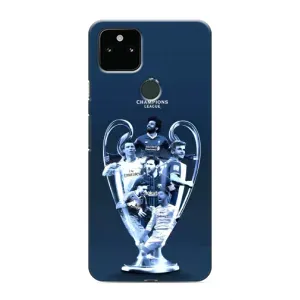 Чехлы с ТОП Футбольными клубами на Google Pixel 5 (Кубок ЛЧ)