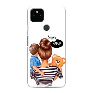 Чохли для МАМИ на Google Pixel 5 (Мама і син)
