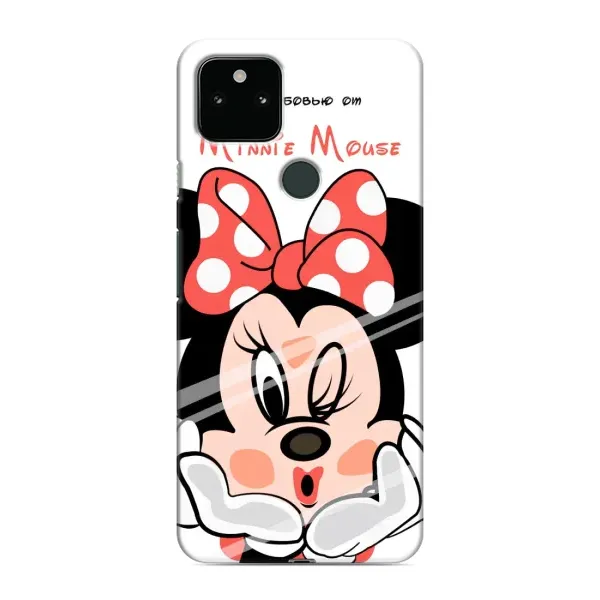 Чехол с рисунком «Minni Mouse» для Google Pixel 5 Чехол с рисунком «Minni Mouse» для Google Pixel 5
