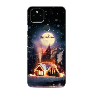 Чехлы на Новый Год Google Pixel 5 (Настроение зимнее)