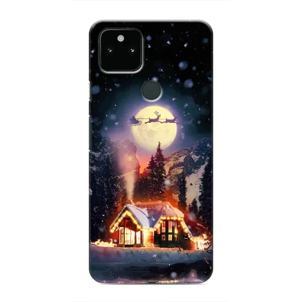 Чехол с рисунком «Настроение зимнее» для Google Pixel 5