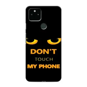 Чохол з Прикольним Принтом на Google Pixel 5 (Не чіпай мій телефон)