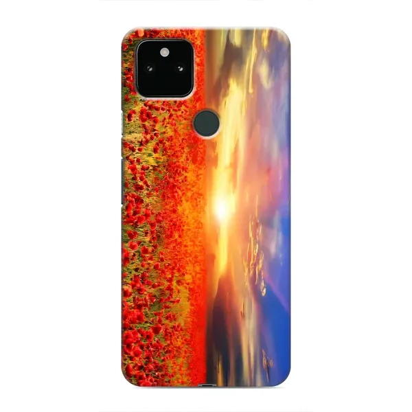 Чехол с рисунком «Поле тюльпанов» для Google Pixel 5 Чехол с рисунком «Поле тюльпанов» для Google Pixel 5