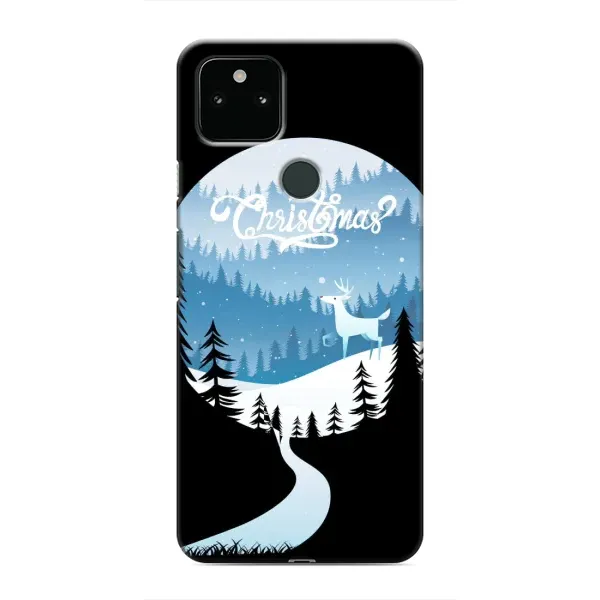 Чехол с рисунком «Рождественский Олень» для Google Pixel 5