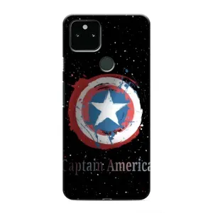 Чехол с Щитом Капитана Америки на Google Pixel 5 (Щит Капитана)
