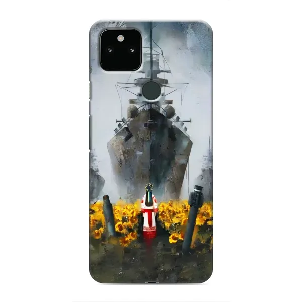 Чехол с рисунком «Смелость» для Google Pixel 5 Чехол с рисунком «Смелость» для Google Pixel 5