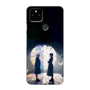 Чехлы с принтом Уэнсдей на Google Pixel 5 (Уэнсдей и Энди)