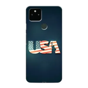 Чохол Прапор USA для Google Pixel 5 (USA)