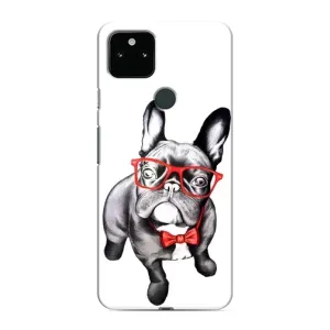 Бампер для Google Pixel 5 з картинкою "Песики" (В окулярах)