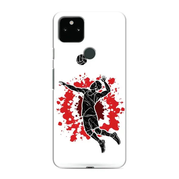Чехол с рисунком «Волейболист» для Google Pixel 5 Чехол с рисунком «Волейболист» для Google Pixel 5