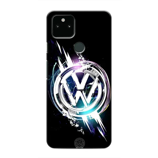Чехол с рисунком «Volkswagen на черном» для Google Pixel 5 Чехол с рисунком «Volkswagen на черном» для Google Pixel 5