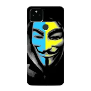 Чехол с Украинской символикой на Гугл Пиксель 5а 5джи (Анонимус патриот)
