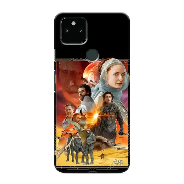 Чехол с рисунком «Д Ю Н А» для Google Pixel 5a 5G Чехол с рисунком «Д Ю Н А» для Google Pixel 5a 5G