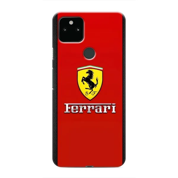 Чехол с рисунком «Ferrari Logo» для Google Pixel 5a 5G Чехол с рисунком «Ferrari Logo» для Google Pixel 5a 5G