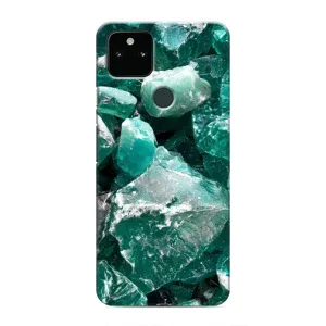 Чехол (Дорого -богато) на Google Pixel 5a 5G (Изумруд)