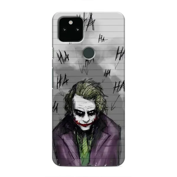 Чехол с рисунком «Joker клоун» для Google Pixel 5a 5G Чехол с рисунком «Joker клоун» для Google Pixel 5a 5G