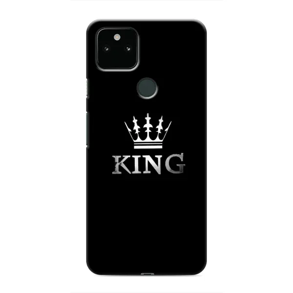 Чехол с рисунком «KING» для Google Pixel 5a 5G Чехол с рисунком «KING» для Google Pixel 5a 5G