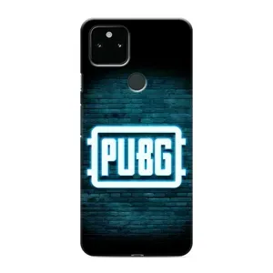Чохол (TPU) з картинкою "Лого Пабг" на Гугл Піксель 5а 5джі (Лого PUBG)