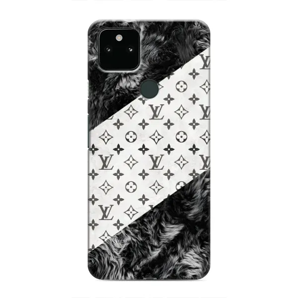 Чехол с рисунком «LV на белом» для Google Pixel 5a 5G Чехол с рисунком «LV на белом» для Google Pixel 5a 5G