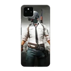 Чохол з картинкою "Герой Pubg" на Google Pixel 5a 5G (Пабг)