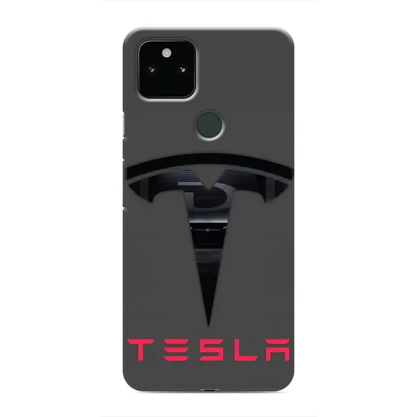 Чехол с рисунком «Logo TESLA» для Google Pixel 5a 5G Чехол с рисунком «Logo TESLA» для Google Pixel 5a 5G