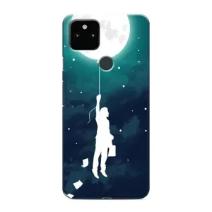 Чохол (ТПУ) з планетами на Google Pixel 5a 5G (To The moon)