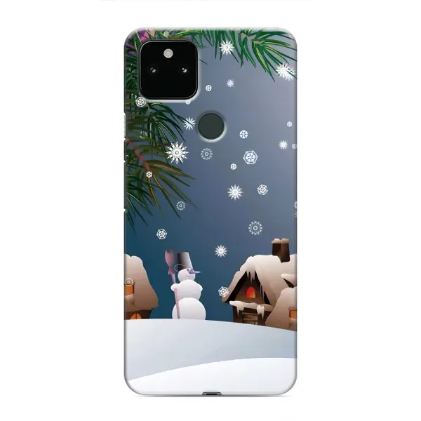 Чехол с рисунком «Зима» для Google Pixel 5a 5G Чехол с рисунком «Зима» для Google Pixel 5a 5G