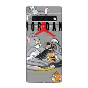 Силиконовый Чехол Nike Air Jordan на Гугул Пиксель 6 Про (Air Jordan)