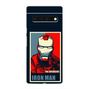 Чехол Супергерой Железный человек на Google Pixel 6 Pro (Art Iron man)