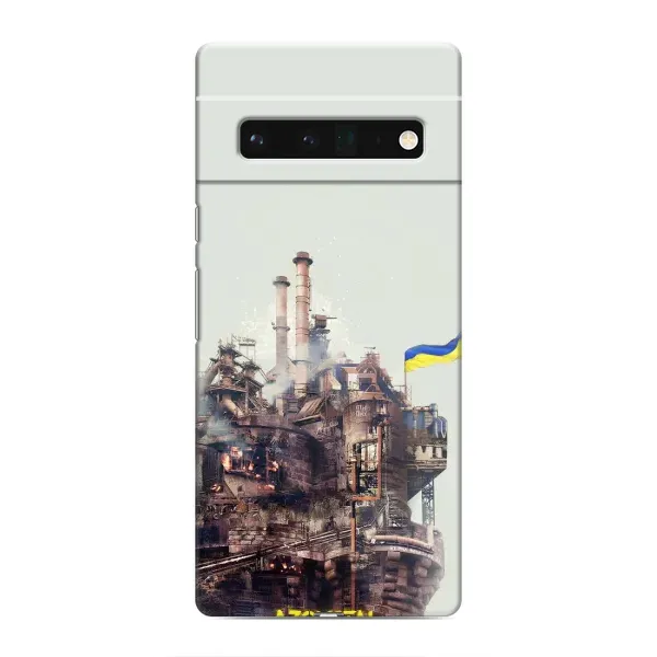 Чехол с рисунком «Азовсталь» для Google Pixel 6 Pro Чехол с рисунком «Азовсталь» для Google Pixel 6 Pro