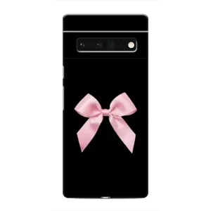 Чехол банты для Google Pixel 6 Pro (Бант на черном)