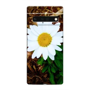 Чехол с ромашками на Google Pixel 6 Pro (Белая ромашка)